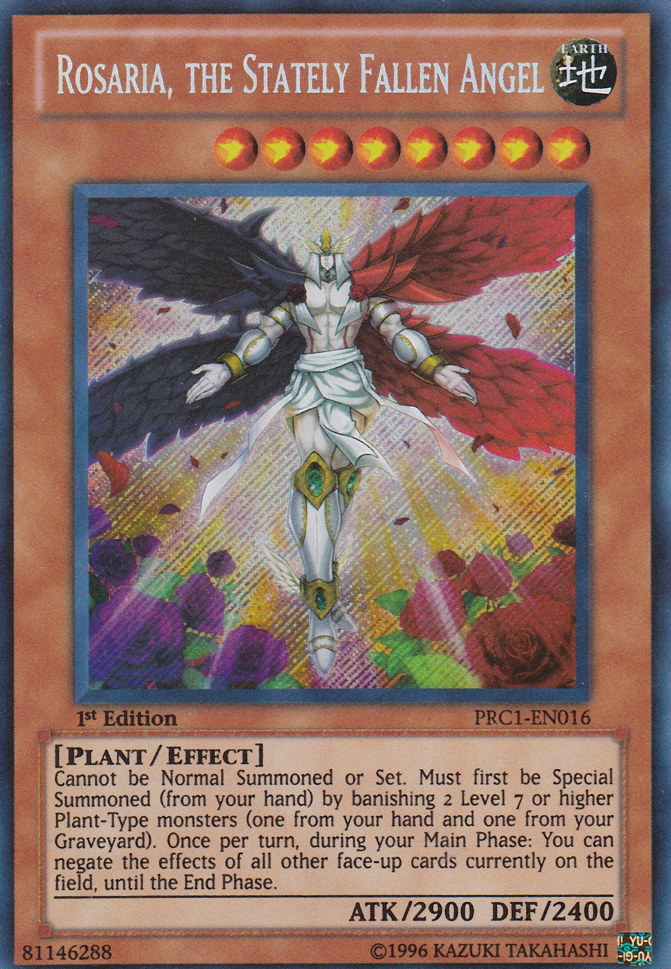 Yugioh - Great Cold Demonic Angel Rosalian PRC1-EN016 Jakarade