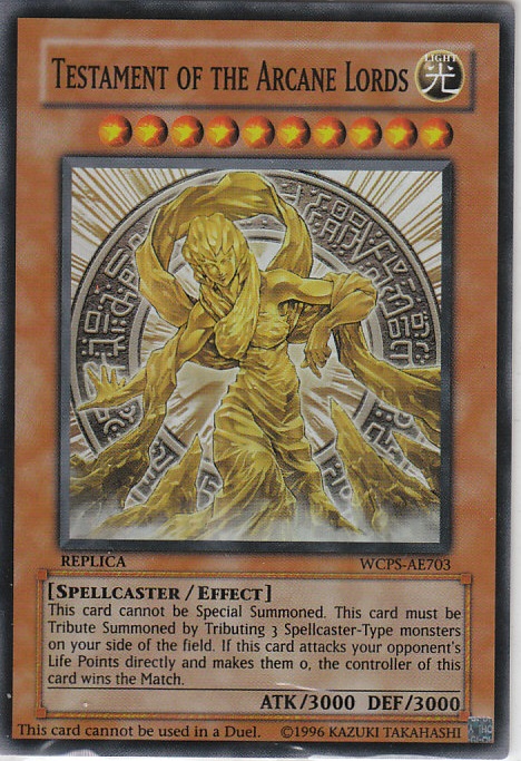 Yugioh - Testament of the Arcane Lords REPLICA WCPS-AE703 Jakarade